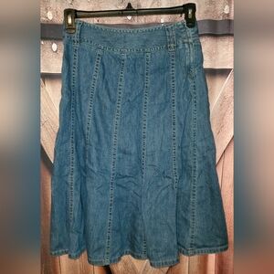 Liz Claiborne, Womens Petite 4, Blue Jean Women's Skirt